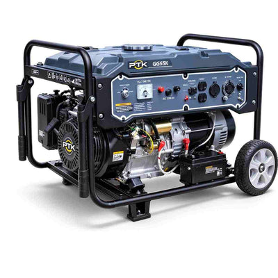 Generador Eléctrico PTK 5500W a Gasolina – Motor 4T / 110-220V