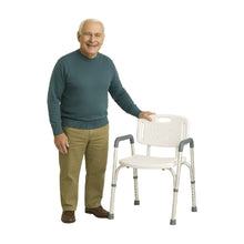 Cargar imagen en el visor de la galería, Silla de Ducha Portátil CON Apoyabrazos para Adultos Mayores