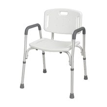 Cargar imagen en el visor de la galería, Silla de Ducha Portátil CON Apoyabrazos para Adultos Mayores