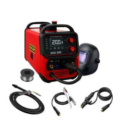 Soldadora MIG 4en1 200A 110V/220V