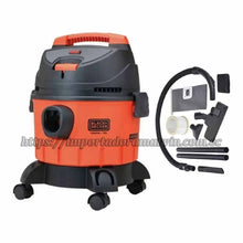 Cargar imagen en el visor de la galería, Aspiradora Polvo y Agua Black + Decker 10 Litros 1200W. Importadora Marvin es Herramientas