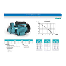 Cargar imagen en el visor de la galería, Bomba de Agua Periférica Paolo de media ½ PKM-60. Marvin es CMarvin