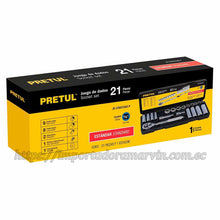 Cargar imagen en el visor de la galería, Juego Kit Rachas Pretul 21 Piezas STD. Importadora Marvin Herramientas