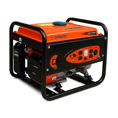 Generador de Luz Eléctrico SHINERAY 2200W a Gasolina, Motor 4 Tiempos, Corriente 110/220V, Ideal para Hogar y Negocios.