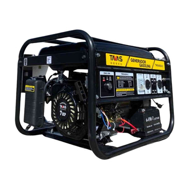 Generador de Luz Eléctrico TAVAS 3300W a Gasolina, Motor 4 Tiempos, Corriente 110/220V
