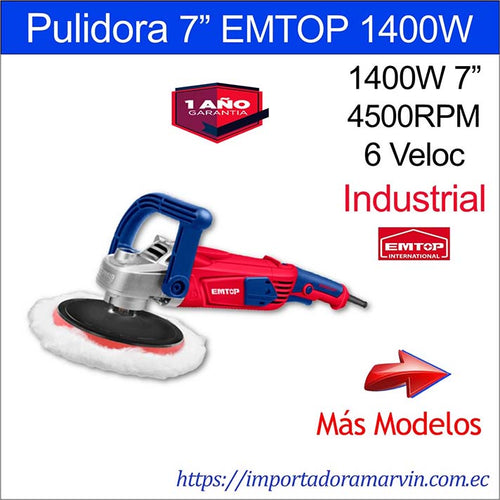 Pulidora EMTOP de 7