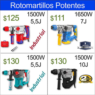 Rotomartillos. Marvin es Herramientas