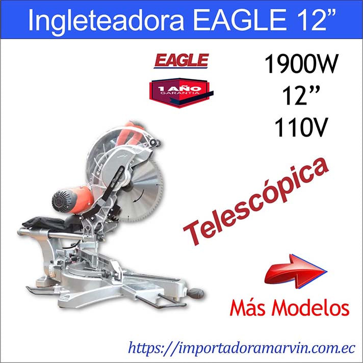 Sierra Ingleteadora Eagle Telescopica 12