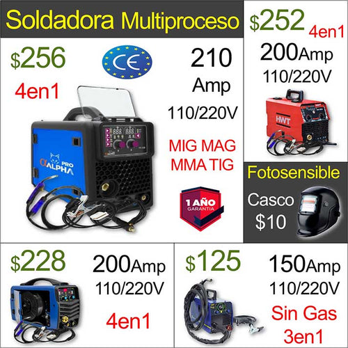 Soldadoras Multiproceso. Marvin es Herramientas