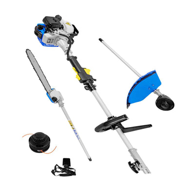 Motoguadaña a gasolina BP 1HP multipropósito – cortacésped, motosierra y desbrozadora