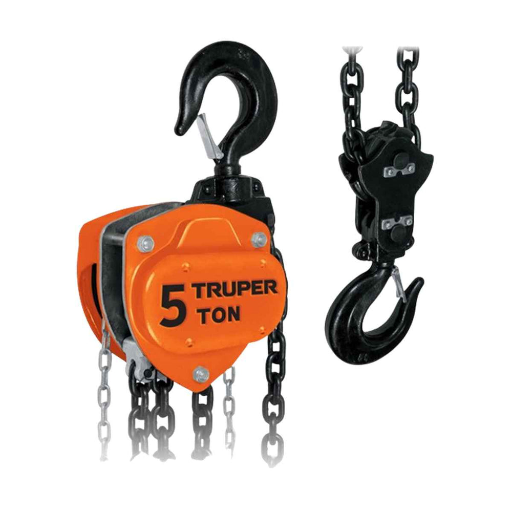 Polipasto manual de cadena 5 ton Truper