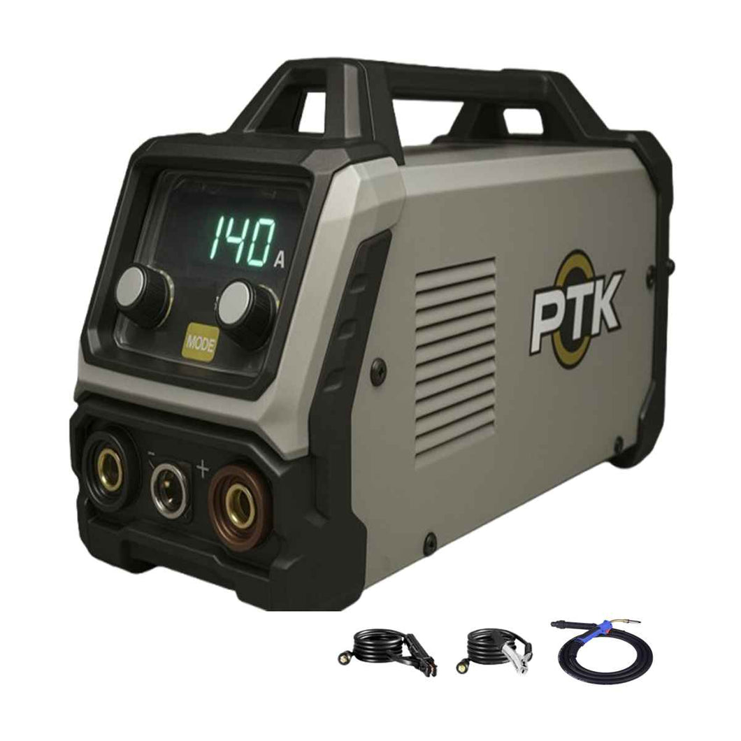 Soldadora 4 en 1 PTK 140Amp (MIG/FLUX/TIG/MMA)