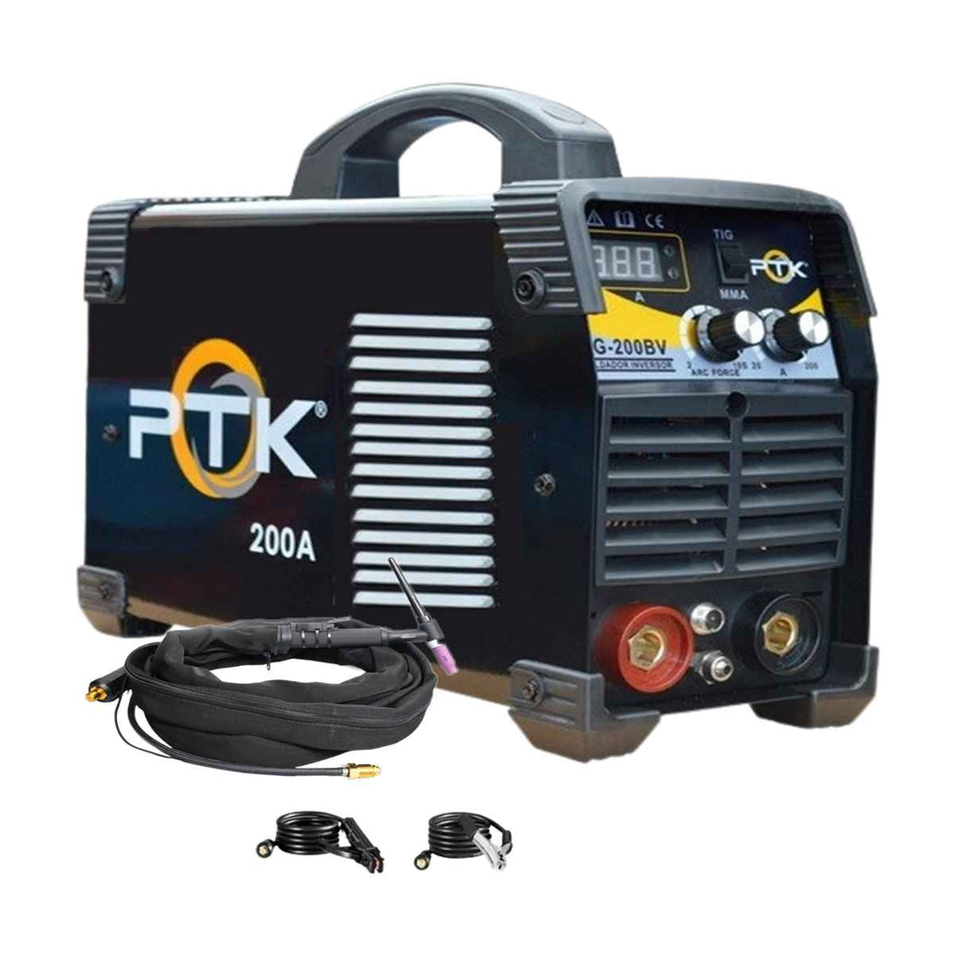 Soldadora TIG PTK 200Amp - Acero Inoxidable