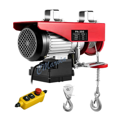 Tecle eléctrico Century 300kg 110V con control y gancho para 