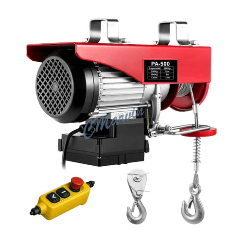 Tecle eléctrico Century 500kg 110V polipasto rojo para talleres