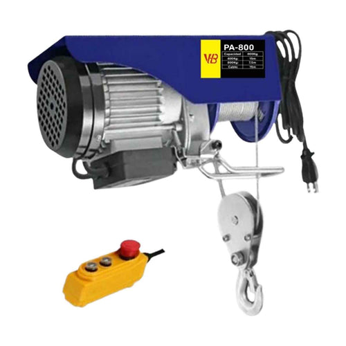 Tecle eléctrico VB 800kg 220V con opción de control remoto para uso industrial 