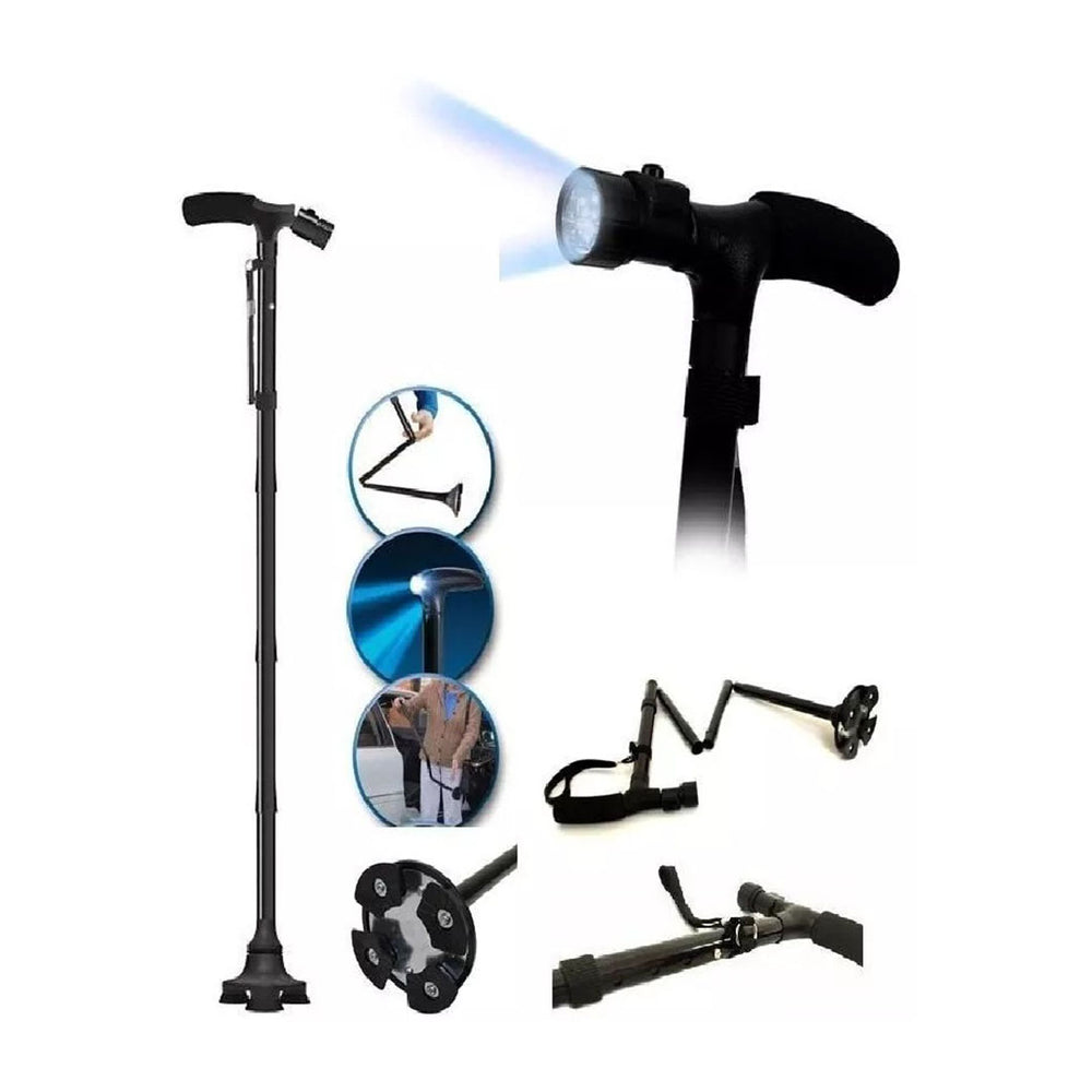 Bastón Nocturno Luz Led / Adulto Mayor