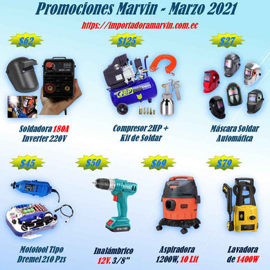 Combos. Marvin es CMarvin Herramientas