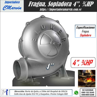 Fragua Blower Sopladora de 4 Pulgadas
