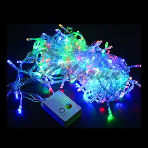 Juego Luces Led Navidad 100 200 Focos Multicolor. Importadora Marvin